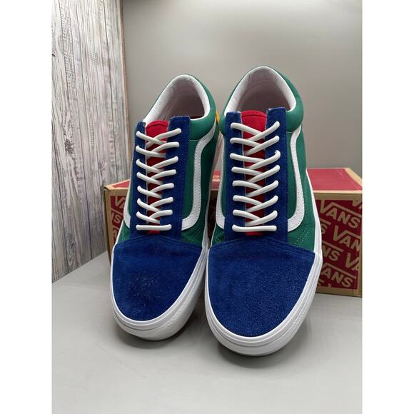 Vans Old Skool Yatch Club Men’s Sneakers Multi Color Blue Green Red Yellow 10 - Picture 7 of 15